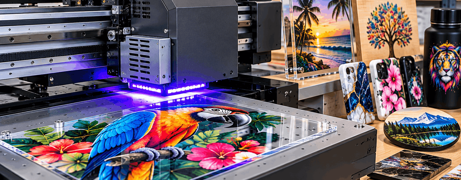 UV-Drucker kaufen und technische Ausstattung am Drucksystem prüfen