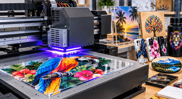 UV-Drucker kaufen und technische Ausstattung am Drucksystem prüfen